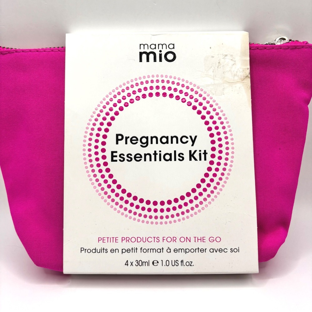 Mama Mio Pregnancy Essentials Kit Cooling Gel Boob Tube Butter & Scrub New